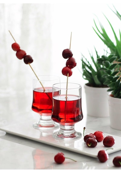 Lav Magnolia Bardağı - 6 Lı Su Meşrubat Sunum Bardağı