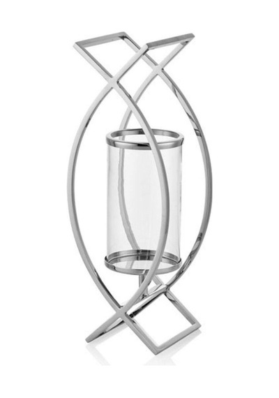 La Medore Parabolas Nıckel Large Lantern 19xl 3x50 Cm