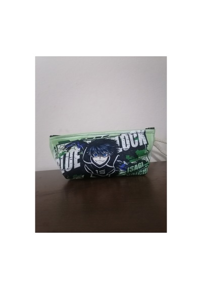 Owl Bag Blue Lock İsagi Yoichi Desenli Kalemlik - Makyaj Çantası Diğer