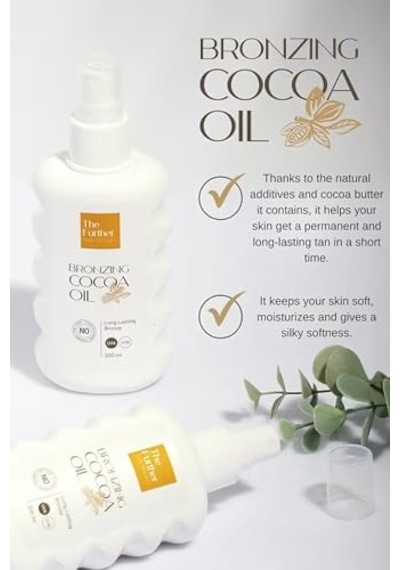 Tanning Cocoa Oil Long-lasting Spray Form 200 Ml
