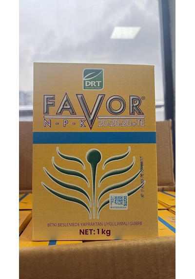 Favor Npk 20-20-20+te Yaprak Gübresi 1 Kg Diğer