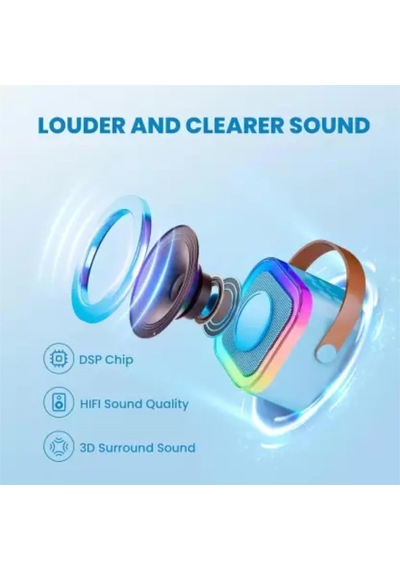 Technow K12 Kablosuz Bluetooth 5.0 Mikrofonlu Hoparlör