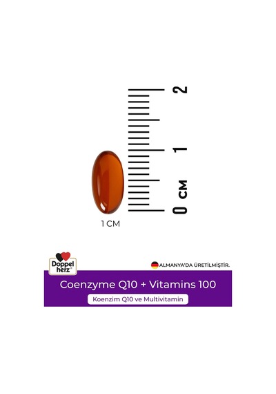 Koenzim Q10 + Vitamins 100 Mg 30 Kapsül