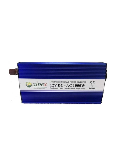 Alpex Jymu-1000 12V 1000W Modifiye Sinüs İnvertör