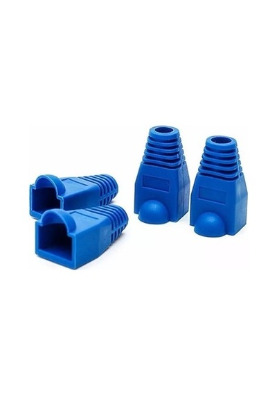 Mavi Rj45 Kılıf Mavi Cat6 Kılıf Mavi Cat5 Kılıf 100 Adet