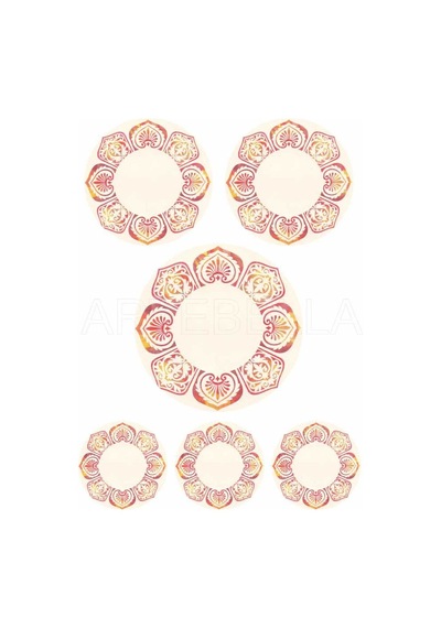 910k Artebella Soft Transfer Koyu Zemin 23x34 cm