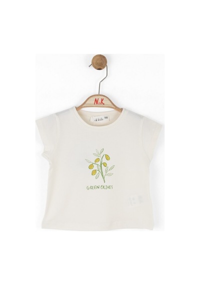 Xo Kids Kız Çocuk Tişort 1-4 Yaş 38607 Krem