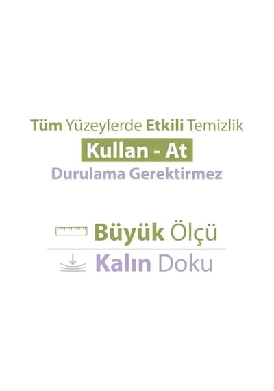 Doğadan Pratik Temizlik Yüzey Havlusu Lavanta 100 Yaprak