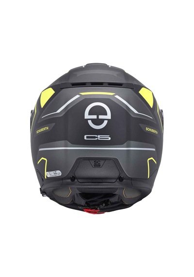 Schubert C5 Omega Yellow Çene Açılır Motosiklet Kaskı Siyah - Sarı