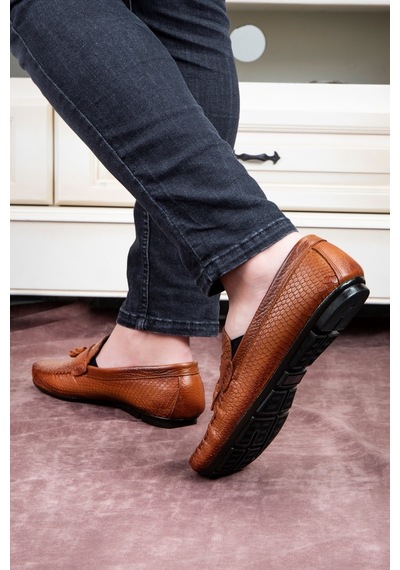 Array Hakiki Deri Erkek Günlük Ayakkabı, Rog Loafer Ayakkabı