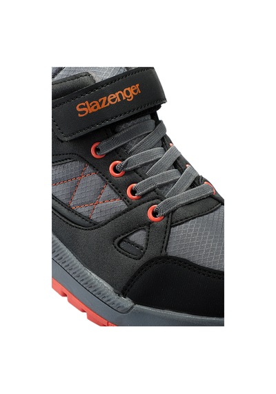 Slazenger Kesha In Unisex Çocuk Cırt Cırtlı Füme / Turuncu Bot Füme / Turuncu