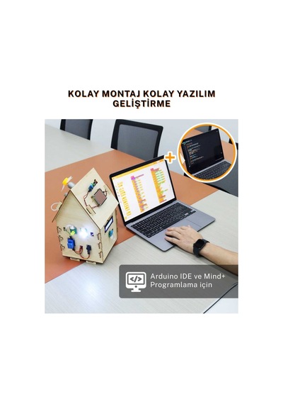 17 Si 1 Arada Arduino Nano Akıllı Ev Robotik Kiti Stem Dıy Elektronik Ve Iot Eğitim Seti