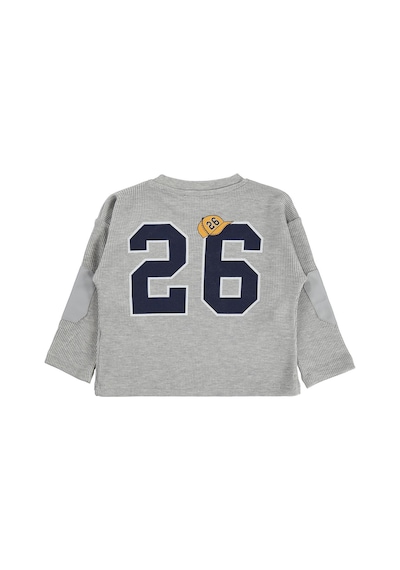 Civil Boys 26 Baskılı 2-5 Yaş Sweatshirt - Gri Grimelanj