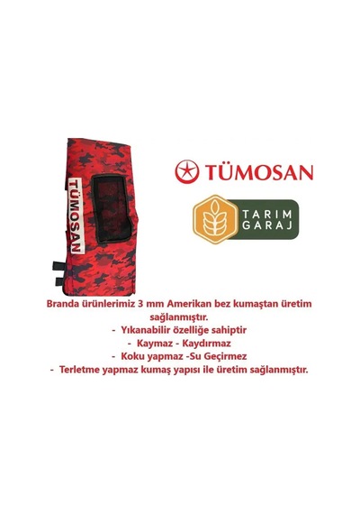 Tümosan 7175 Serisi Traktör Kılıfı Branda Uzay Kasa - Kaporta Kılıfı Ve Koltuk Kılıfı