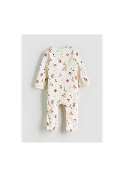 Alıta Cıty Farkıyla Lcw Baby Ekru Yılbaşı Temalı Kız Bebek Tulum - 940159392