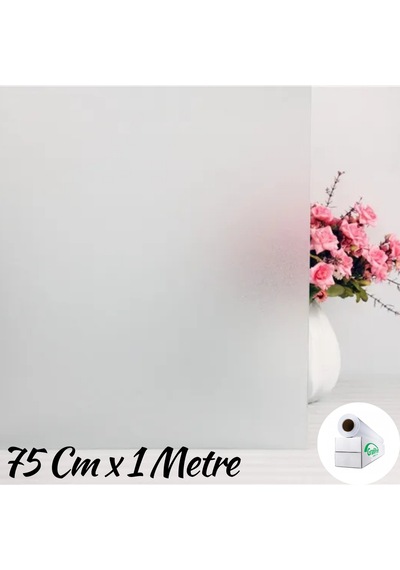 75 Cm X 1 Metre Cam Kumlama, Ofis, Duşakabin Ve Balkon Camı Kaplama Folyosu