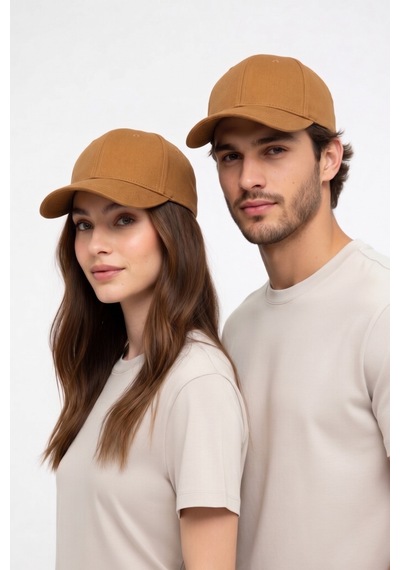 Mollycrush Luxury Unisex Koyu Turuncu Pamuklu Beyzbol Şapkası Premium Casual Outdoor Model Koyu Turuncu