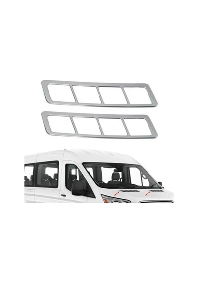 Ford Transit 2014 Üzeri Krom Kaput Havalandırma 2prç P.çelik