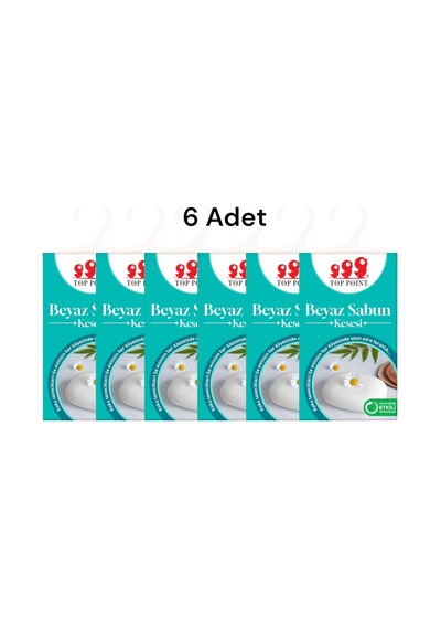 Top Point Koku Kesesi Beyaz Sabun 19 G 6 Adet