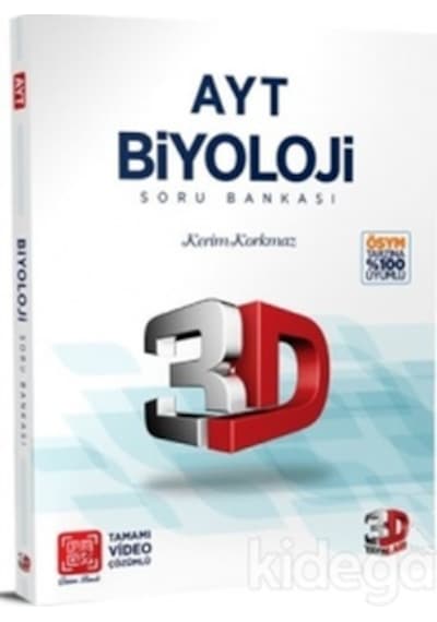 3D Yayınları Ayt Biyoloji Soru Bankası