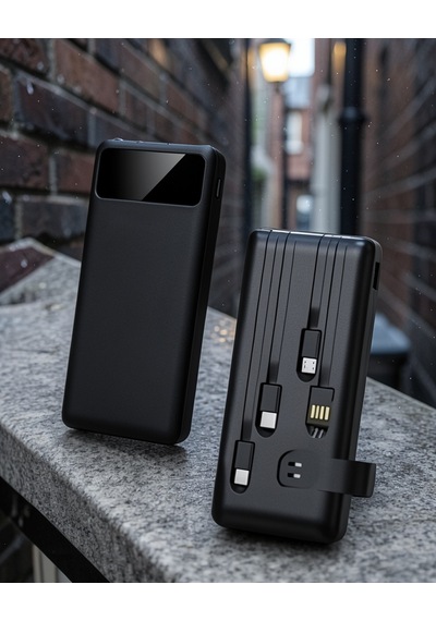 Powerbank 20.000 Mah Lcd Ekran Usb-c Ve Lightning Uyumlu Ucz20mahpowerbank1 Çok Renkli