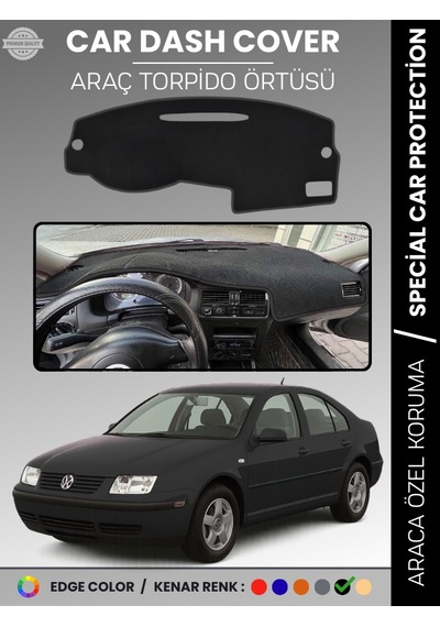 Volkswagen Jetta 1997-2003 Torpido Örtüsü Ön Panel Torpido Koruma Tam Uyum Çatlamayı Önler - 674 Stiloto
