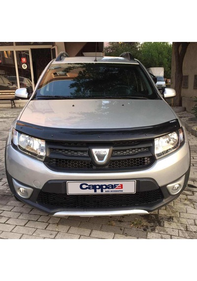 Cappafe Dacia Sandero Ön Kaput Koruyucu Rüzgarlık 4Mm 2012-2020