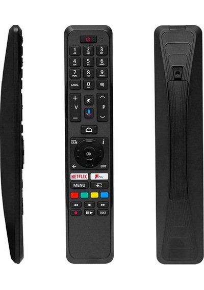 Vestel Rc 43161-32fa9500-65q9900 / Toshiba 43ua20-49ua20-65ua4b-ua6b Netflix-play-mikrofon Tuşlu Ses Komutlu Lcd-led Tv Kumanda