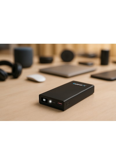 Enerx Enr -p20188dc 20.000 Mah 2.1 Amper Dijital Göstergeli Powerbank