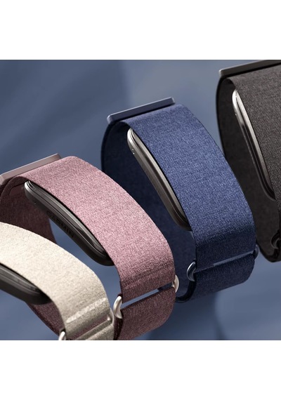 Caseonn Garmin Cırqa Akıllı Bileklik Kordon Elite Kumaş Kayış Açık Haki