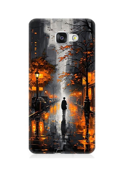 Samsung Galaxy A5 2016 Uyumlu Gece Yalnızlığı Desenli Silikon Kılıf