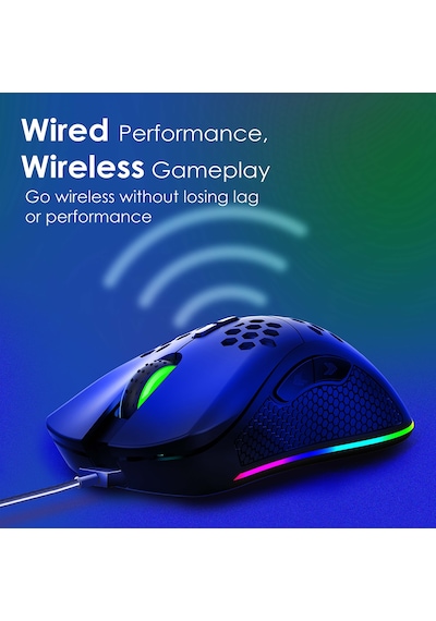 Vertux Ammolite Kablosuz GameCharged Çift Modlu RGB Optik Oyuncu Mouse