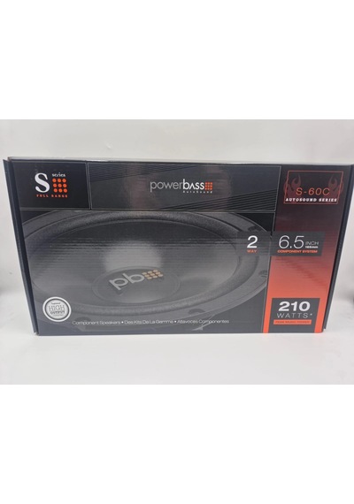 Powerbass 16cm Component Hoparlör - Powerbass S-60c 16cm Hoparlör + Tweeter + Crossover Komponent Ho