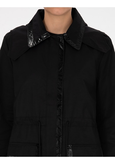 Pierre Cardin Kadın Siyah Kaban 50306387-vr046 Siyah