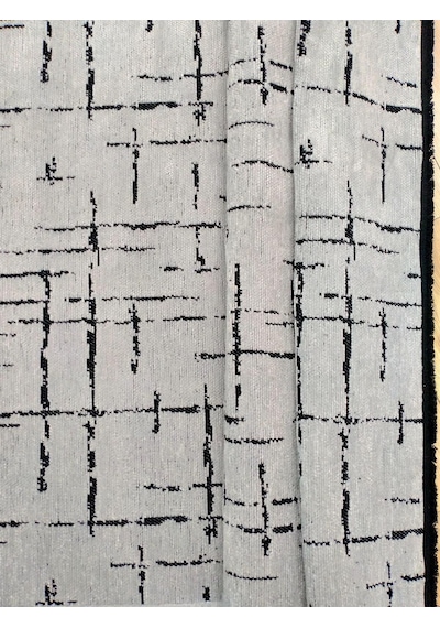 Çam Halı Bodrum Bdr 120 Gri Özel Latex Kaymaz Tabanlı Kilim