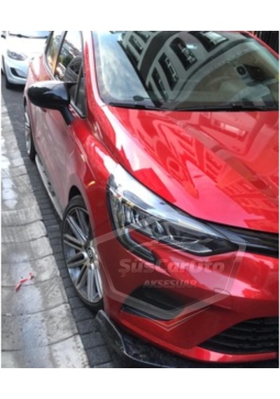 ŞüsCarOto Renault Clio 5 2019 Sonrası Batman Yarasa Ayna Kapağı Piano Black ABS Plastik (00)