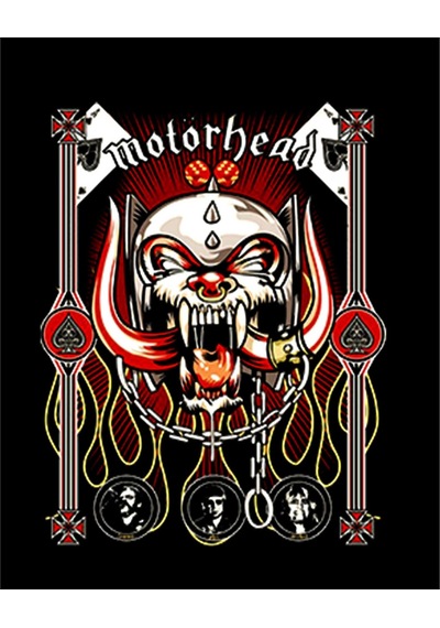 Zepplin Giyim Motörhead Ace of Spades Grup Face Büyük Sırt Patch Yama