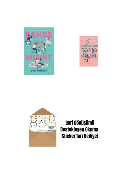 Bahse Var Mısın + Filmlerden Daha Güzel Ciltli + Okuma Sticker'ları