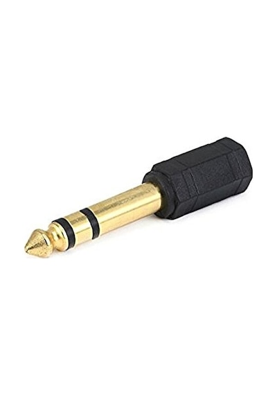 Aux Amfi Giriş Çevirici Stereo Amfi Giriş Çevirici 3.5 Mm Dişi 6.35 Mm Erkek Çevirici Kulaklık Jack Piyano Çevirici