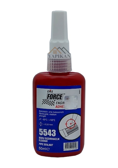 Ems Force Sıvı Conta Teflon Boru Sızdırmazlık Contası Loksel 50Ml
