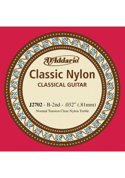 Daddario J2702 Klasik Gitar Tek Teli, Classic Nylon, Normal Tensi