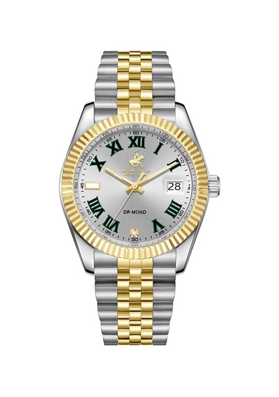 Bevrly Hılls Polo Club Erkek Kol Saati Bp3665x.430 Silver-gold Gri