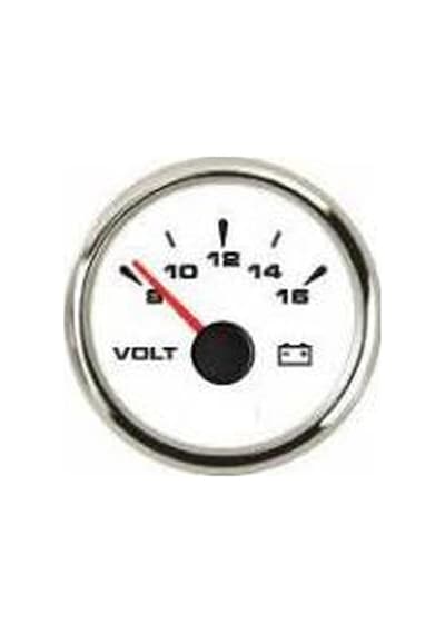 Sealux Voltmetre Ø52Mm Beyaz 12V Beyaz