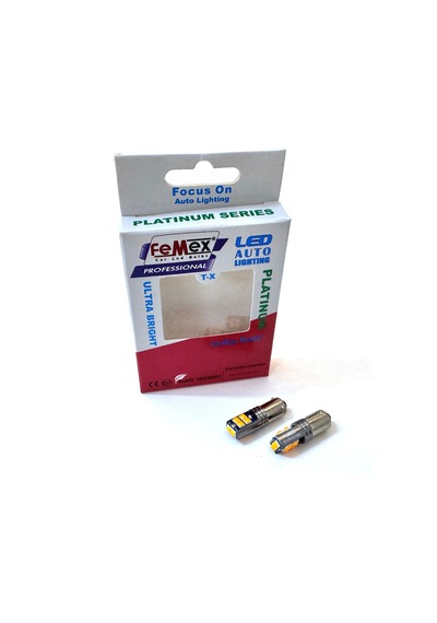 Femex Turuncu Bay9s H21w 150 Tırnak 10smd 3030 Chipset