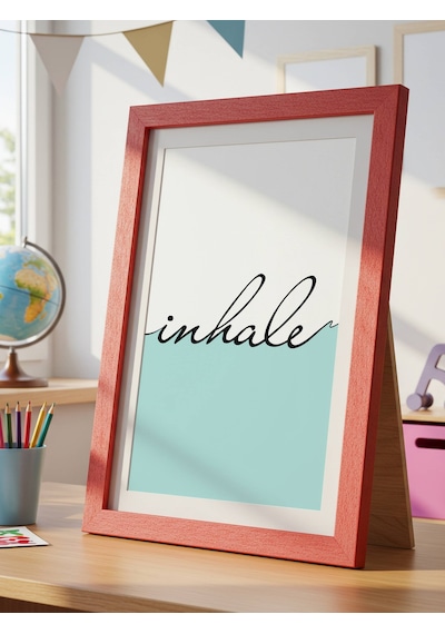 Inhale Dijital Baskı Poster Çerçevesiz