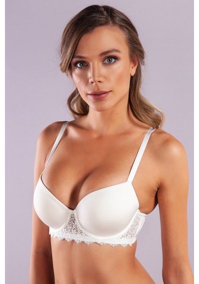 Lenaca Garland Big Size Plunge Bra, Ekrı Konforlu Ve Şık Sütyen Çok Renkli