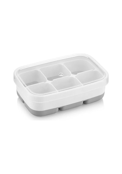 Lüks 3 Lü Yapışmaz Kapaklı Mini Buzluk 6 Bölmeli Ice Box 11,3x7,5x3,7cm Renkli Plastik Diğer