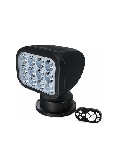 Seaflo Uzaktan Kumandalı LED Projektör 12/24V 28W Siyah