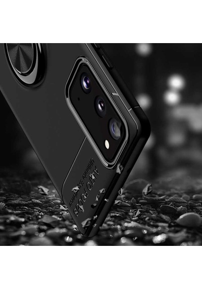 Galaxy S20 Fe Kılıf Zore Ravel Silikon Kapak Siyah