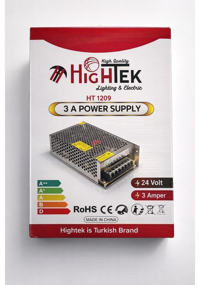 24v 3a Metal Kasa Adaptör Led Driver 75w Trafo Güç Kaynağı